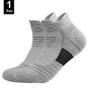 Ultimate Performance Soccer and Basketball Socks for Men and Women - Breathable, Anti-slip, Deodorant - Size 39-45  ourlum.com 1pair-short-grey EU39-45 