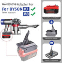 Universal Battery Adapter for Dyson V6 V7 V8 Compatible with Makita Dewalt Milwaukee Bosch Ryobi