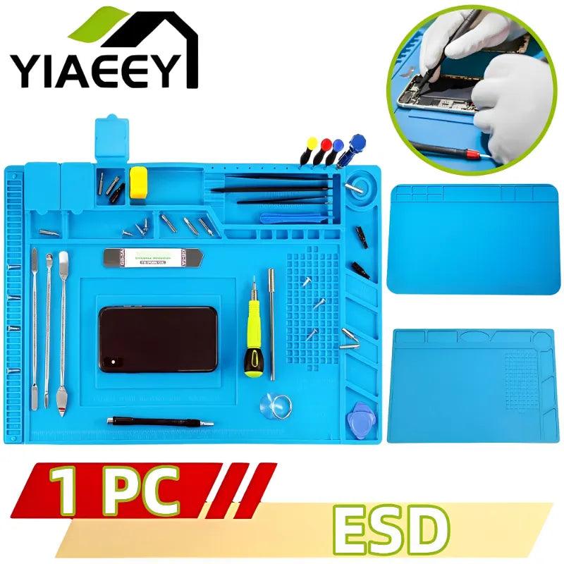 ESD Soldering Mat Repair Pad - Heat Resistant Silicon Work Platform  ourlum.com   