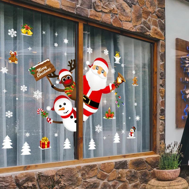 Christmas Window Sticker Merry Decorations Xmas Natal Gifts SEO: Transform Your Home into a Winter Wonderland  ourlum.com   