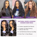 Luxurious Body Wave Brazilian Human Hair Lace Front Wig