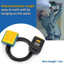 Lightweight Battery Extension Cord for Makita Bosch DeWalt Milwaukee with EU Plug