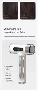 High Speed 100000RPM Wireless USB Charging Hair Dryer Portable