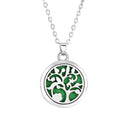 Stainless Steel Tree of Life Aromatherapy Necklace Gift for Women