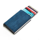 RFID Blocking Men's Wallet Stylish Card Holder with Money Clip