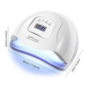 LINMANDA X5 MAX UV Gel Nail Lamp 120W Nail Dryer Light