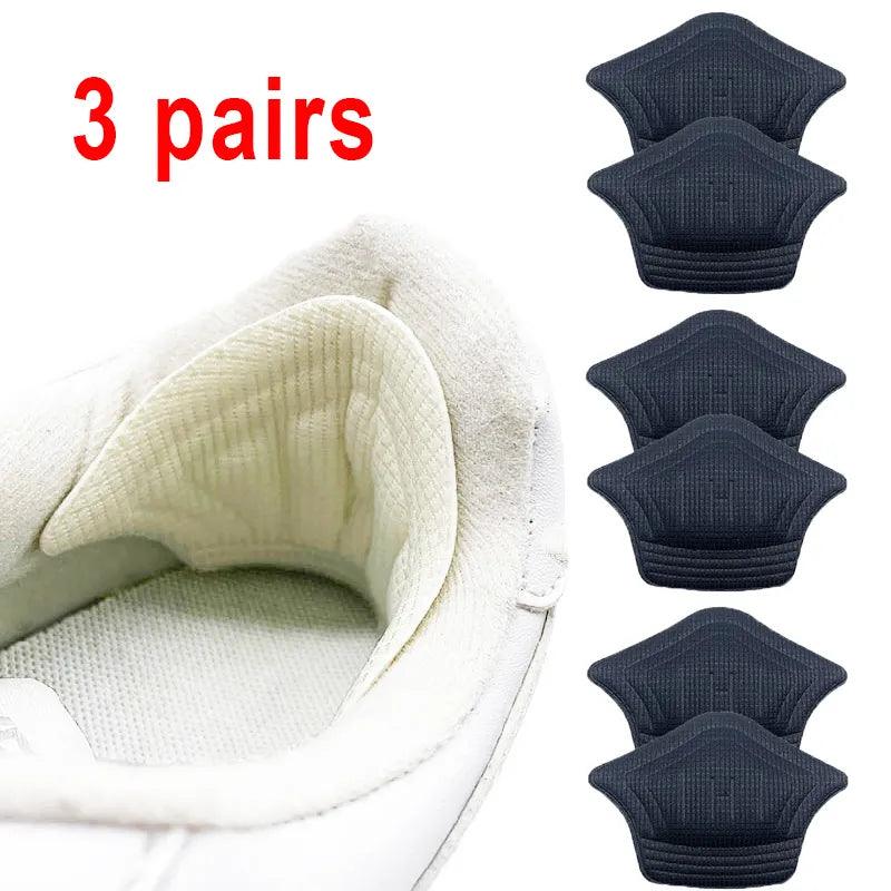 Sport Shoe Heel Pads Set - 3 Pairs/6 Pieces for Comfortable Feet and Heel Protection  ourlum.com   