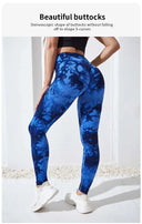 Tie Dye High Waist Seamless Leggings for Women 2023