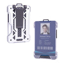 Badge Card Holder Carbon Fiber Wallet For Men Slim Design