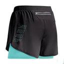 Men's 2-in-1 Quick Dry Running Shorts for Gym and Fitness Training - Summer Workout Shorts