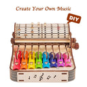 DIY 3D Wooden Xylophone Creative Musical Toy for Kids