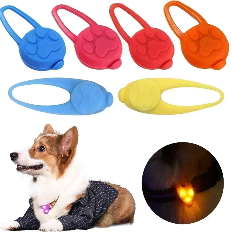 Glowing LED Pet Collar: Bright Night Safety Necklace with Flash Modes  ourlum.com   