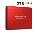  High-speed Portable External Hard Drive: Efficient Data Transfer Work & Study  ourlum.com Red 2TB  