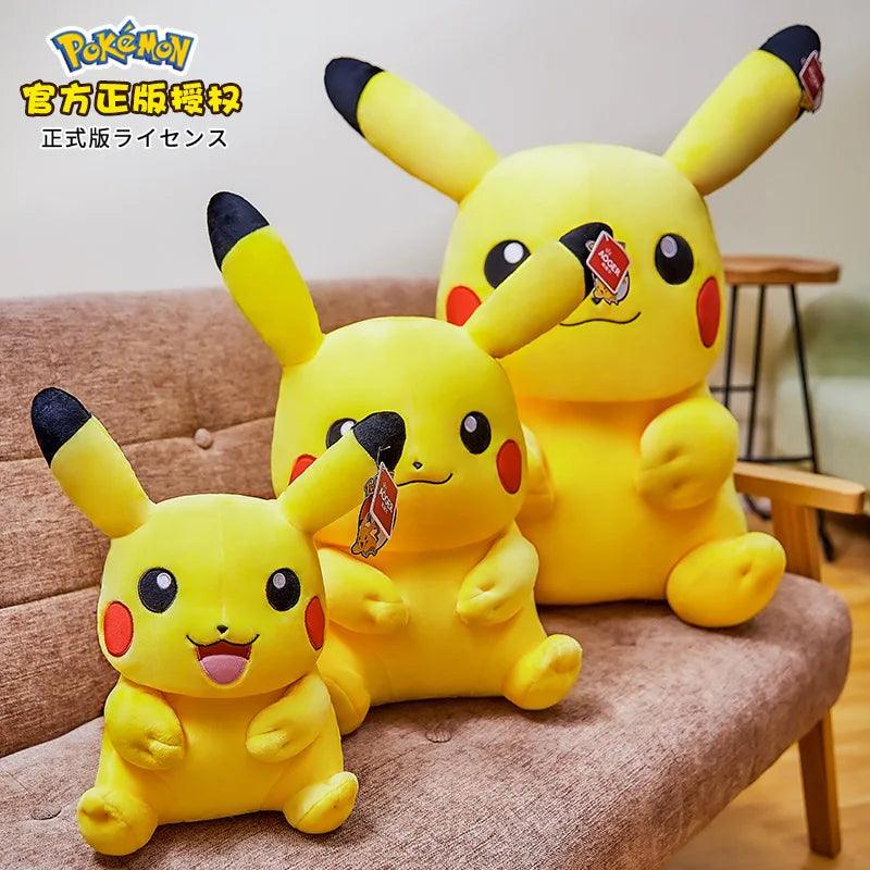 Pikachu Stuffed Toy: Adorable Cartoon Plush Pillow for Kids & Home  ourlum.com   