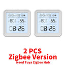 Zigbee SmartHome Sensor: Voice-Controlled Temperature & Humidity Monitor  ourlum.com Zigbee Ver 2PCS  