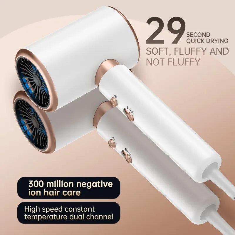 Professional Ionic Hair Dryer: Power Dryer for Salon-Style Hair at Home  ourlum.com   