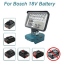 Versatile LED Work Light for Makita DeWalt Milwaukee Bosch