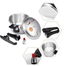 Versatile Aluminium Alloy Pressure Cooker for Gas Stoves 3L 4L 5L