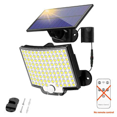 Solar-Powered LED Floodlight: Ultimate Outdoor Lighting Solution with Remote Control