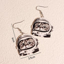 Exaggerated Cartoon Animal Earrings Unique Hip-Hop Jewelry