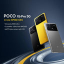 POCO X6 Pro 5G 256GB/512GB Dimensity 8300-Ultra 67W Fast Charging