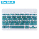 Wireless Bluetooth Keyboard: Ultra-Slim Design for iPad iPhone Tablet  ourlum.com dark green-no mouse  