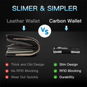 Metal Wallet for Men Ergonomics Design Money Clip Wallet