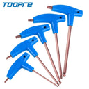 TOOPRE MTB Road Bicycle Allen Key T-Type Tool Set Wrench