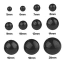 Black Plastic Safety Eyes for DIY Crafts and Doll Decoration  ourlum.com 5mm 100PCS 