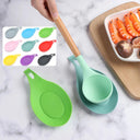 Heat Resistant Silicone Spoon Rest and Kitchen Utensil Organizer