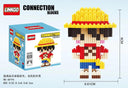 Anime Building Blocks: Luffy Kakashi Chopper Model 3D DIY Educational Toy  ourlum.com 68194 with box 