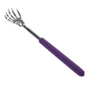 Extendable Stainless Steel Back Scratcher Claw Massager Massage Tool  ourlum.com purple  