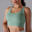 Women's High Stretch Yoga Bra Tank Top for Gym Workouts