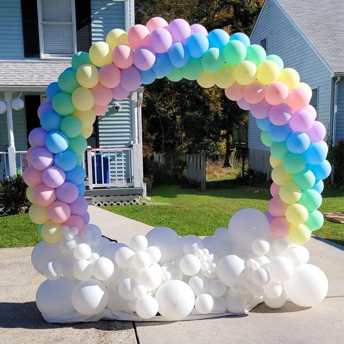 Balloon Circle Wreath Arch Kit for Wedding Birthday Party Baby Shower  ourlum.com   