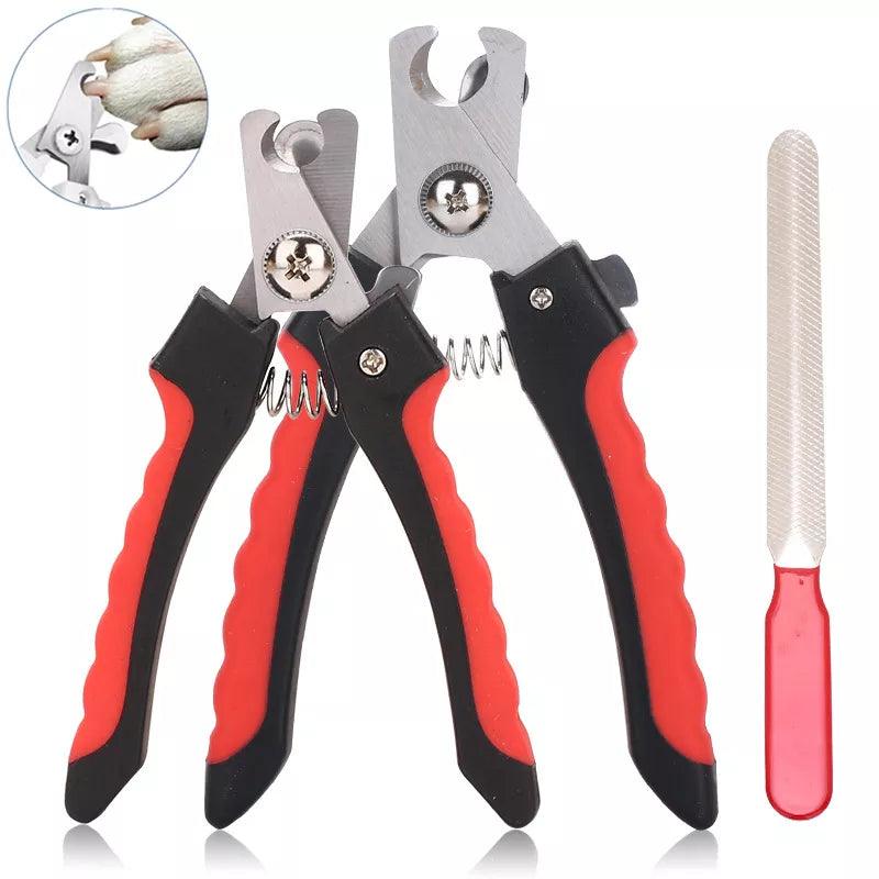 Professional Stainless Steel Pet Nail Clipper Cutter with Sickle Blade  ourlum.com   