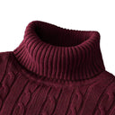 Men's Cozy Turtleneck Knit Sweater Winter Style Essential