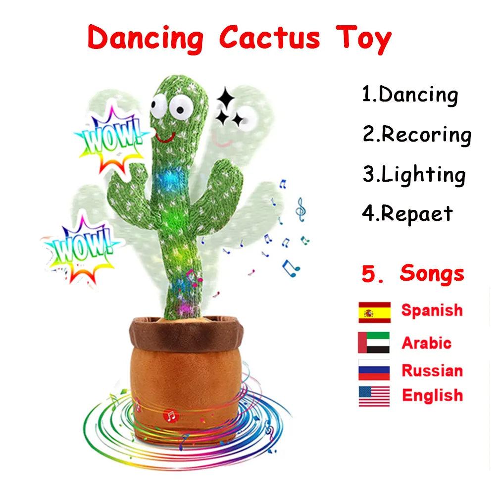 Dancing Cactus Toy: Twisting, Singing, Glowing Fun for Kids  ourlum.com   