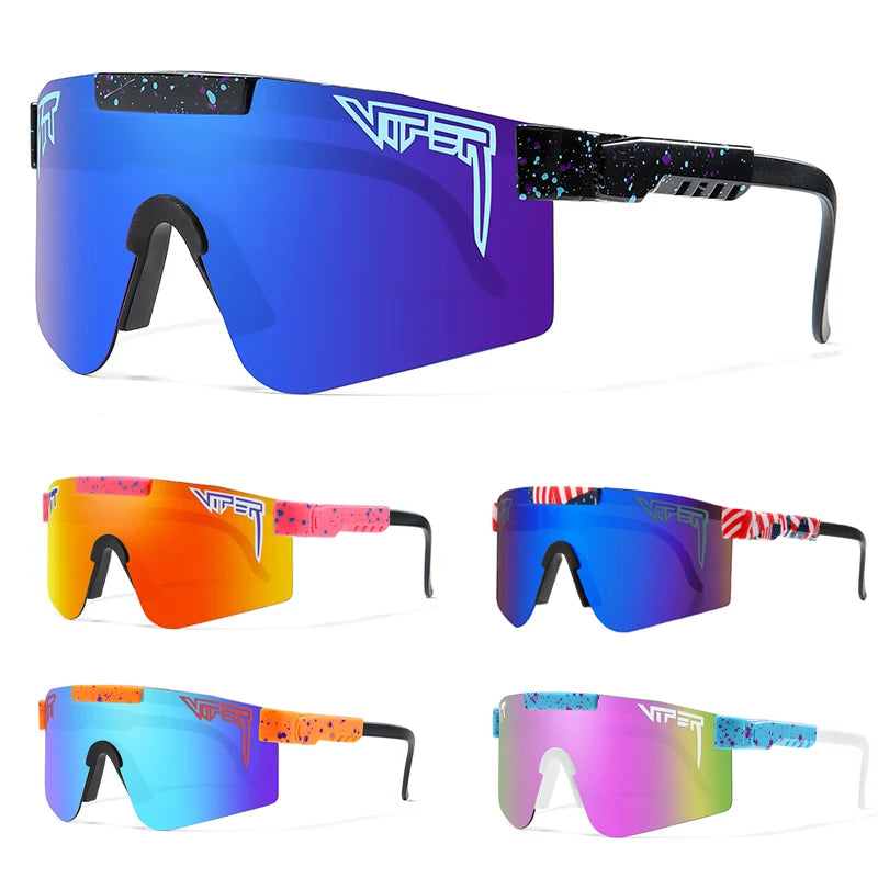 Outdoor Men Women PIT VIPER Sunglasses UV400 Cycling Eyewear Baseball Goggles Mtb Bike Bicycle Eyeglasses Sport Sun Glasses