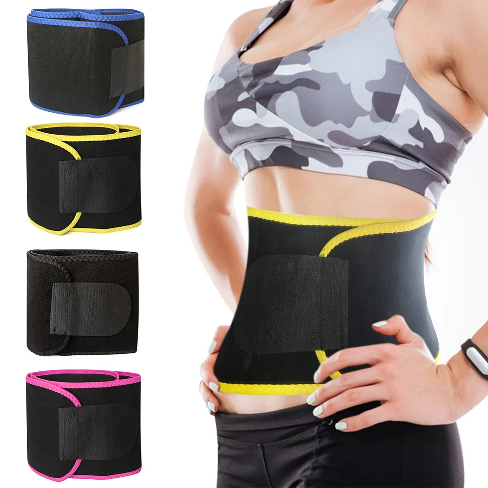 Neoprene Waist Trainer Corset Body Shaper Tummy Slimming Belt Fitness Waist Support Gym Sweat Belt Gaine Ventre Lumbar Back Belt