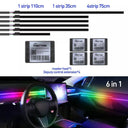 Streamer Car Ambient Lights Customizable RGB LED Symphony