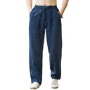 Men's Beach Pants Joggers Cotton Linen Casual Sweatpants