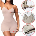 GUUDIA Seamless Open Crotch Shapewear Bodysuit for Tummy Control & Butt Lifting