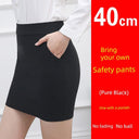 Professional Black Hip-Wrapped Skirt Stylish Office Elegance