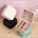 Portable Jewellery Box Ring Box Necklace Earring Storage Box