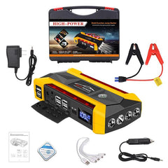 30000mAh Car Jump Starter for 12V Car Battery Booster Charger Portable Car Emergency Start Power Bank Starting Device