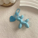 Cute Cartoon Balloon Dog Keychains for Whimsical Gift