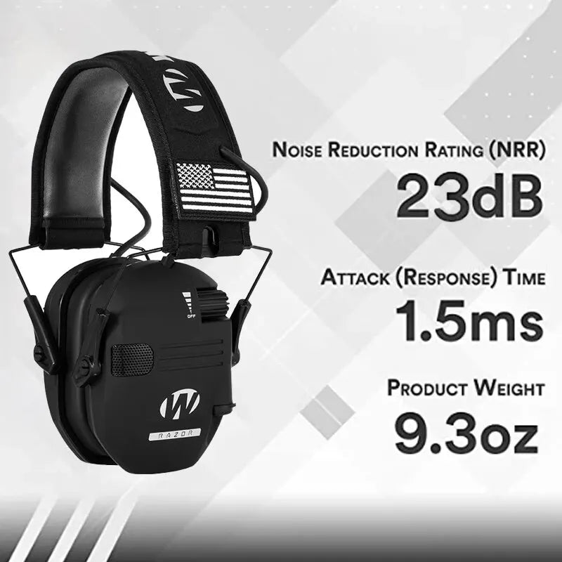 Earmuffs Active Headphones: Premium Shooting Ear Protection  ourlum.com   