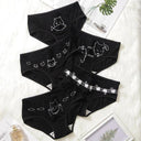 Cotton Cat Print Panties Set for Daily Comfort and Style