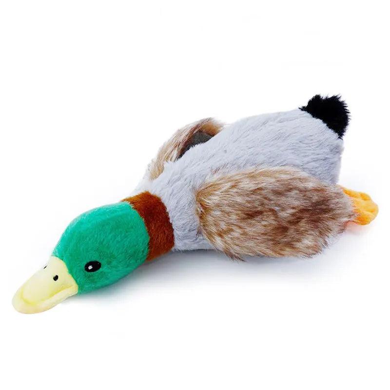 Plush Duck Squeaky Dog Toy with Cleaning Tooth Chew Rope - Pet Accessories  ourlum.com   