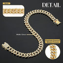 Luxury Gold Cuban Chain Dog Collar: Stylish Jewelry for Dogs of All Sizes  ourlum.com   